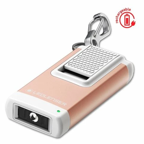 Led Lenser - K6R Keychain Light Safety Alarm Rose Gold 1 Led Lenser - K6R Keychain Light Safety Alarm Rose Gold