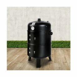 Fotya - 3-in-1 Charcoal BBQ SmokerBlack