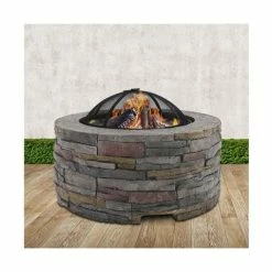 Fotya - Fire Pit Outdoor Table Charcoal