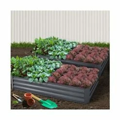 Enchanted Garden - Garden Bed Steel Raised Planter 2pc