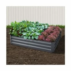 Enchanted Garden - Garden Bed Aluminium Grey 150x90cm