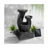 Enchanted Garden - Gardeon 3 Tier Solar Water Fountain Blue