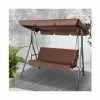 Enchanted Garden - Gardeon Outdoor Canopy Swing Chair Coffee