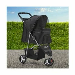 Pawfection - I.Pet 3 Wheel Pet StrollerBlack