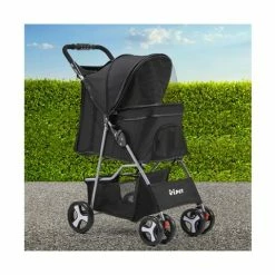 Pawfection - I.Pet 4 Wheel Pet StrollerBlack