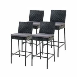 Exterieur Outdoor - Gardeon Set Of 4 Outdoor Bar Stools