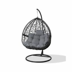 Exterieur Outdoor - Outdoor Hanging Swing Chair Black