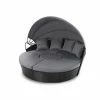 Exterieur Outdoor - Gardeon Outdoor Rattan Set Day Bed Blk