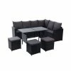 Exterieur Outdoor - Outdoor Furniture Dining 9 Seater Black