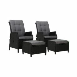 Exterieur Outdoor - Recliner Chairs Outdoor Setting 2pc
