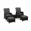 Exterieur Outdoor - Recliner Chair Outdoor 5pc Black
