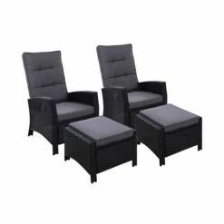 Exterieur Outdoor - Sun Lounge Recliner Chair 2pc