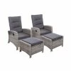 Exterieur Outdoor - Sun Lounge Recliner Chair Set 2pc