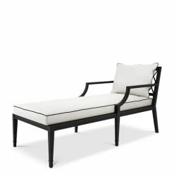 Vandenberg - Chaise Lounge Bella Vista Outdoor Black