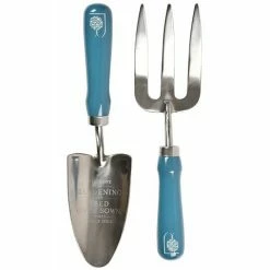 Burgon & Ball - RHS Trowel & Fork Set British Meadow 2pce