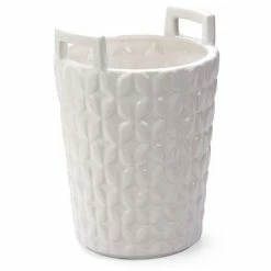 Avalon - Planter Basket White 23x24x34cm