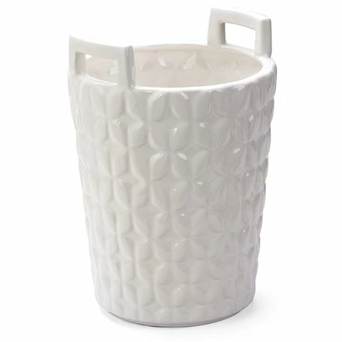 Avalon - Planter Basket White 23x24x34cm 1 Avalon - Planter Basket White 23x24x34cm