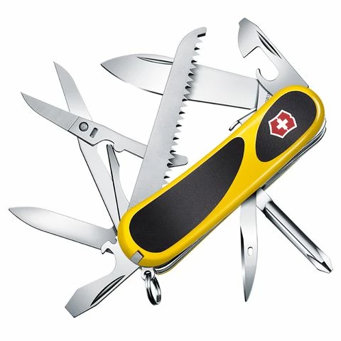 Victorinox - Delemont Evogrip S18 Yellow Swiss Army Knife 1 Victorinox - Delemont Evogrip S18 Yellow Swiss Army Knife