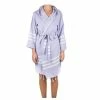 Lalay - Cotton Hooded Bathrobe Large Lilac