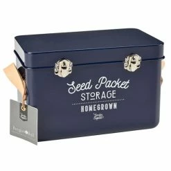Burgon & Ball - Seed Packet Storage Tin Atlantic Blue
