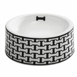 Halcyon Days - Bone Trellis Bowl Black Large