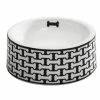 Halcyon Days - Bone Trellis Bowl Black Small
