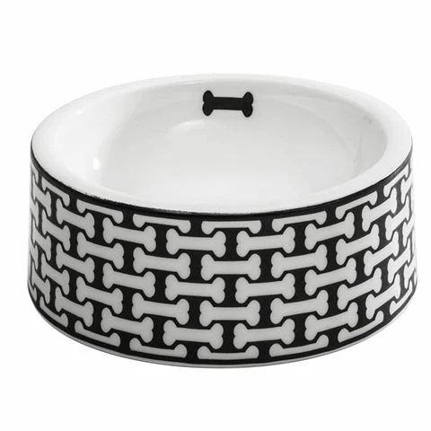 Halcyon Days - Bone Trellis Bowl Black Small 1 Halcyon Days - Bone Trellis Bowl Black Small