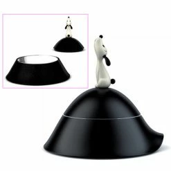 Alessi - Lula Dog Bowl Black