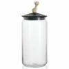 Alessi - Mio Cat Food Jar Black